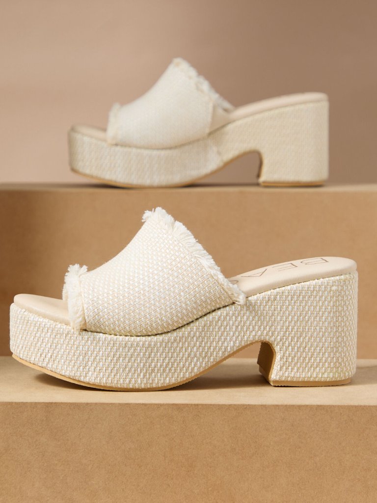 Nwt Matisse Terry Platform Sandals Size 10 — image 5 of 8